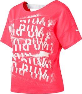PUMA Damen T-Shirt HIT Feel It Tee S in Pink