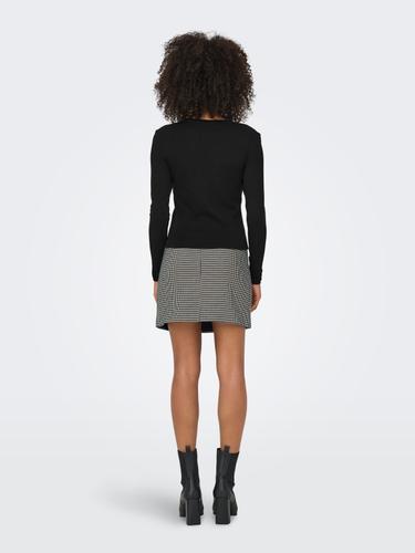 ONLRILEY O-NECK L/S TOP JRS NOOS Schwarz S
