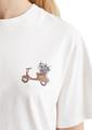DfC T-Shirt relaxed M Relaxed Fit - Silky White