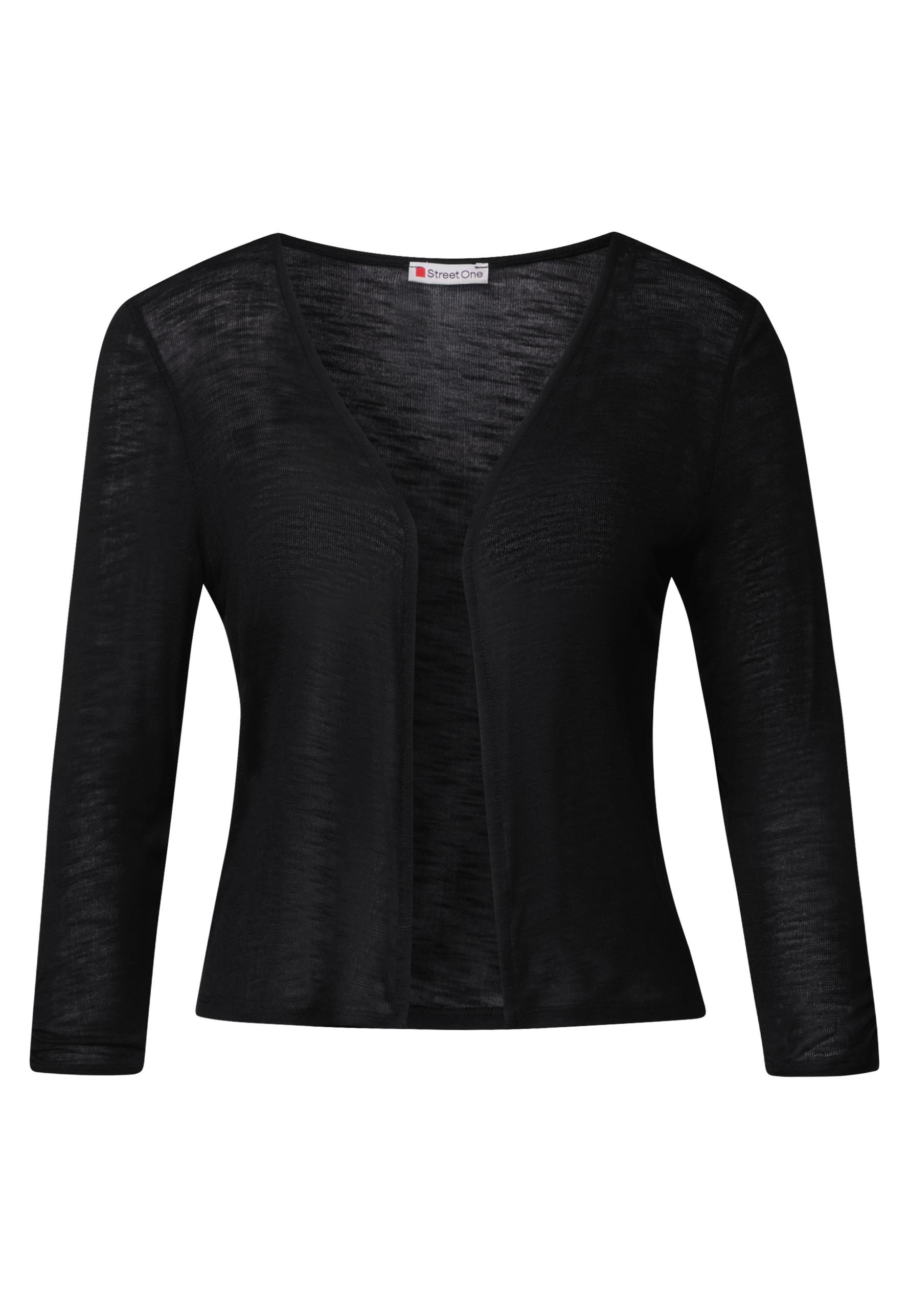 Offene Jacke Schwarz 38