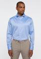 Soft Luxury Shirt Twill Langarm 45/Langarm - 65cm MODERN FIT - Mittelblau