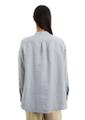 A-Shape-Leinenbluse regular Blau 38