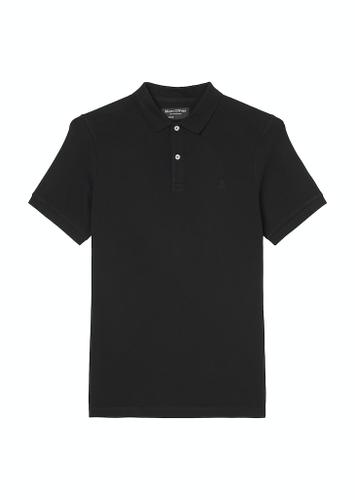 Poloshirt Piqué shaped Schwarz 3XL