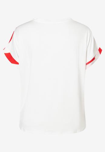 Blusenshirt mit Print 42 - Rot