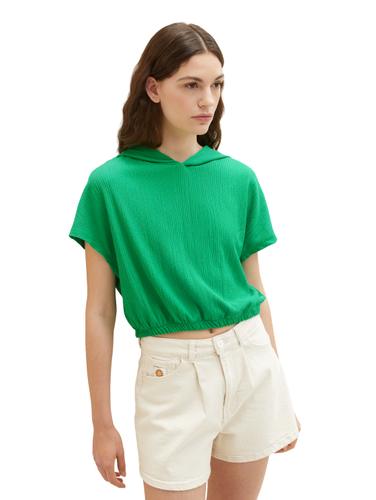 T-Shirt mit Kapuze XL Boxy Fit - Vibrant Light Green