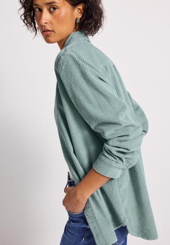 Cord Longblouse 42 - Arona Blue