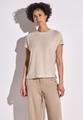 Shirt mit Streifenstruktur 36 - Moonstone Sand