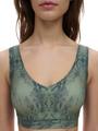 SOFTSTRETCH Bustier mit Soft Cups M/L - Python Print