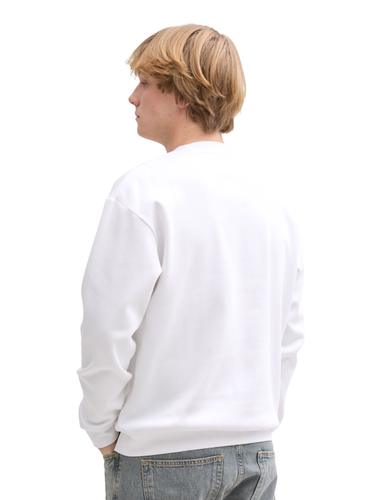 Sweatshirt mit Logo-Print XXL Regular Fit - White