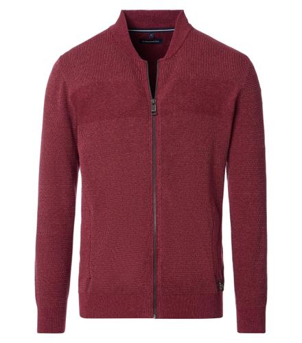 Strickjacke 3XL Basic Knitwear - Rot