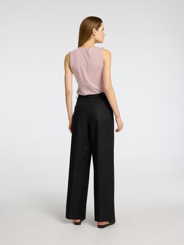 SLFTENNY SL V-NECK TOP XS Locker geschnitten - Bleached Mauve