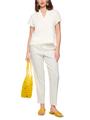 Blusenshirt aus Leinen-Baumwolle-Mix 40 - Bright Ecru