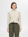 SLFSELMA LS KNIT PULLOVER NOOS XL Normal geschnitten - Birch