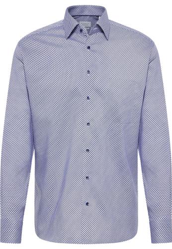 Hemd Twill Langarm Blau 44/Langarm - 65cm