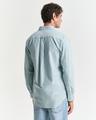 Regular Fit Classic Oxford-Hemd mit Streifen L - Deep Green