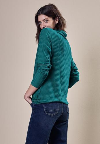 Strukturshirt XL - Petrol Green