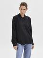 SLFVIVA LS SHIRT NOOS 36 Normal geschnitten - Black