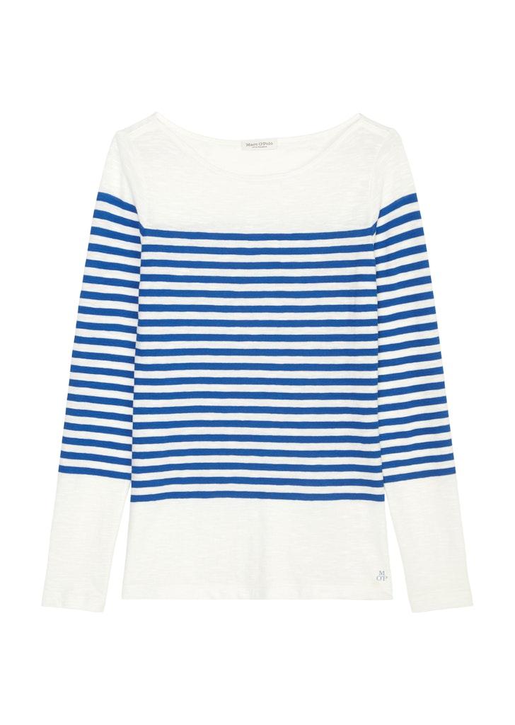 Longsleeve S Shaped Fit - Multi/ Shiny Blue/ Placed Stri