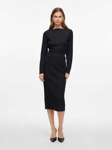 VIADILENA BOATNECK L/S TOP/R Schwarz XS