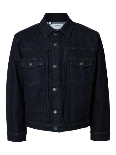 SLHKIM 5442 OVERSIZED D.B DNM JACKET S - Dark Blue Denim