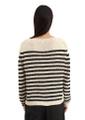Gestreifter Pullover loose Mehrfarbig XL