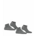 FALKE Happy 2-Pack Damen 39-42 - Light Greymel.