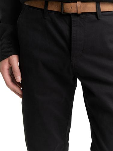Slim Fit Chino Hose mit Gürtel 34/34 Slim Fit - Black