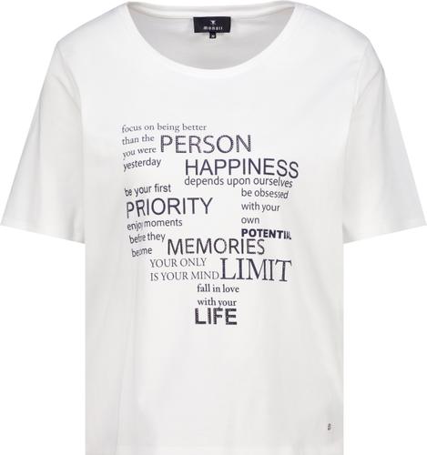 T-Shirt mit Strasssteinen 40 - Marine