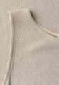 Glitzerndes Rippstruktur-Top Beige 42
