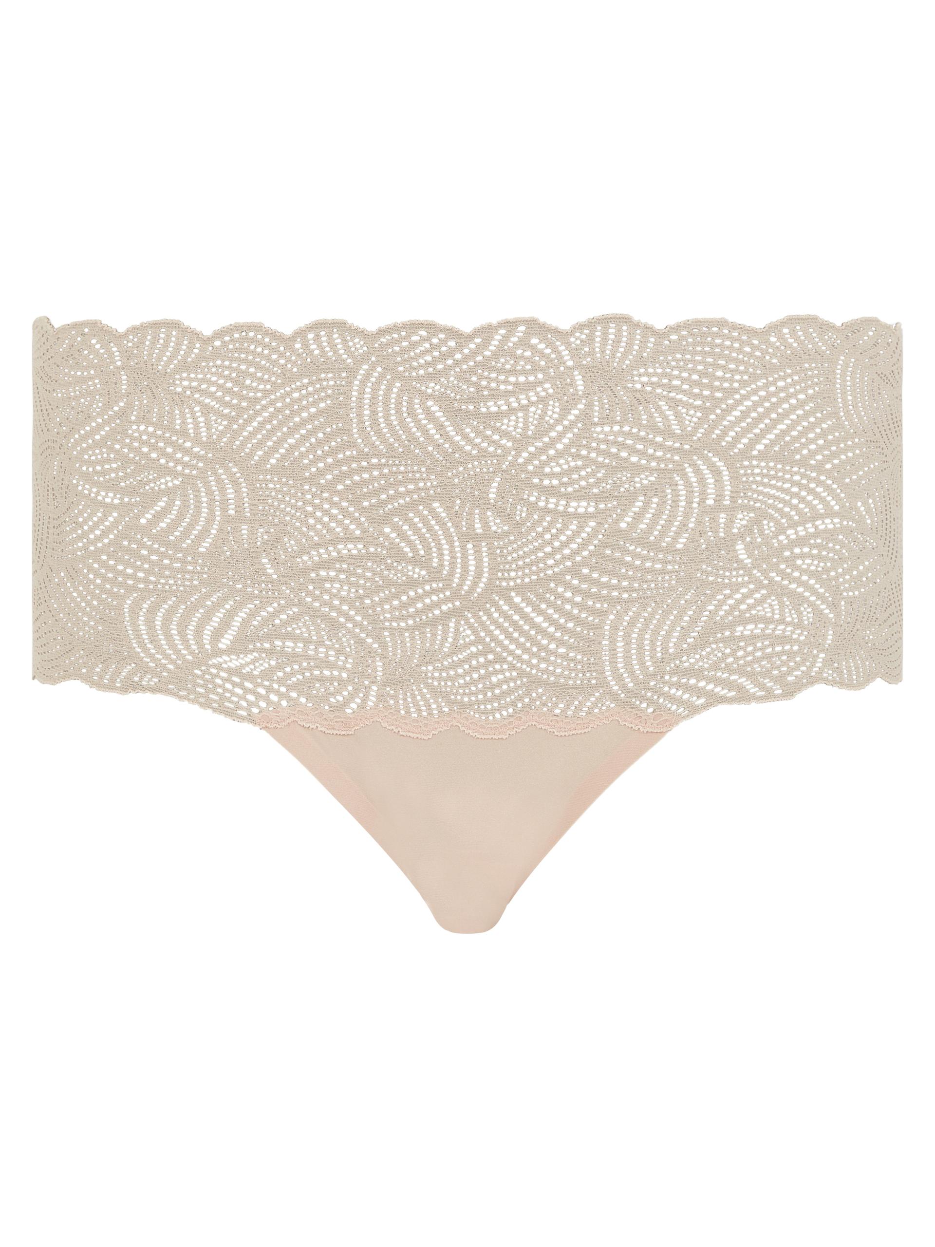 SOFTSTRETCH Taillenslip mit Spitze TTU - Golden Beige