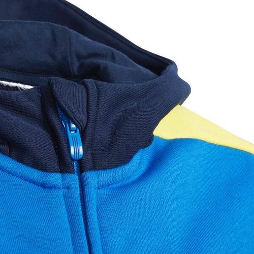 ADIDAS Kinder Fitted Kapuzenjacke 116 in Blau
