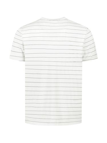 T-Shirt Crewneck Pin Stripe Garment Dyed L Regular Fit - Kit