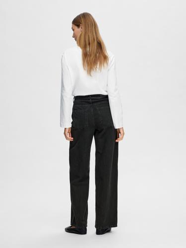 SLFESSENTIAL LS BOXY TEE NOOS L Box Fit - Bright White
