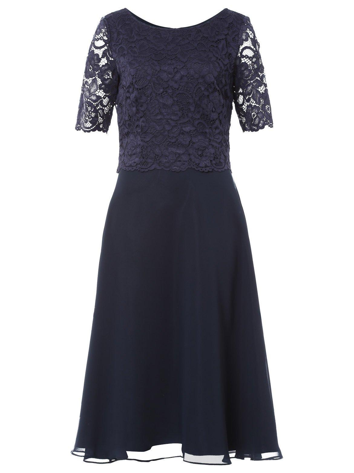 Cocktailkleid 46 Ausgestellt - Night Sky