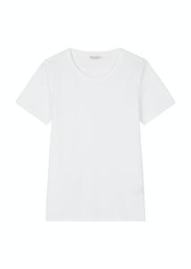Rundhals-T-Shirt regular XS Regular Fit - White