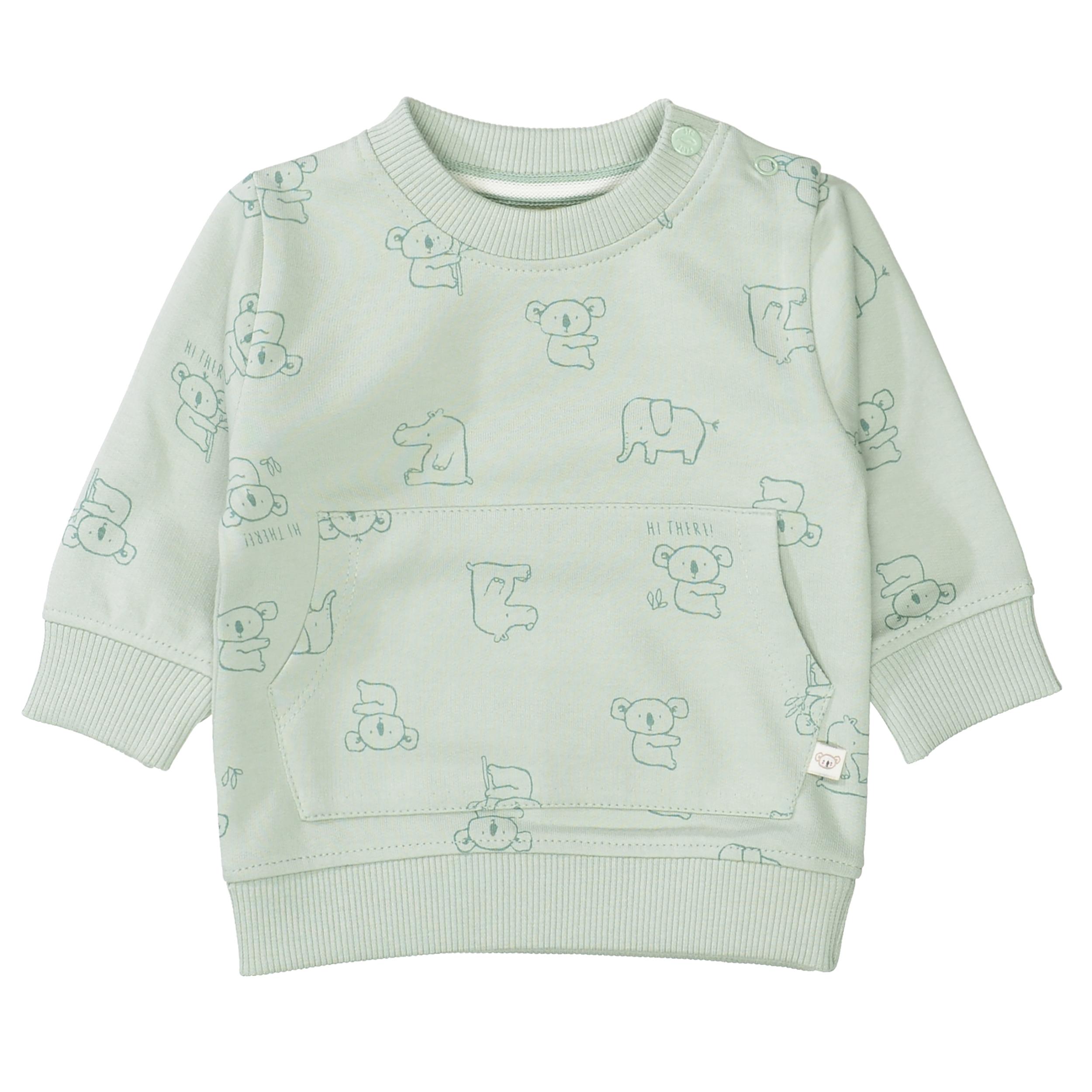 Kn.-Sweatshirt 56 - Spring Green Aop