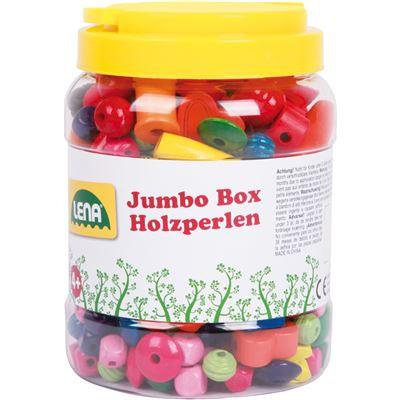 Lena - Holzspielzeug - Jumbo Box Holzperlen