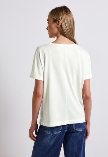 T-Shirt mit Fotoprint Weiß 36