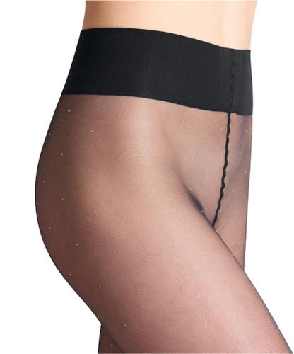FALKE Plumetis 20 DEN Damen Schwarz S-M