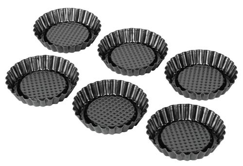 Tortelett Patisserie Ø10cm schwarz Set 6teilig