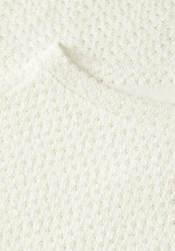 Ajour Shirt - Weiß / XL