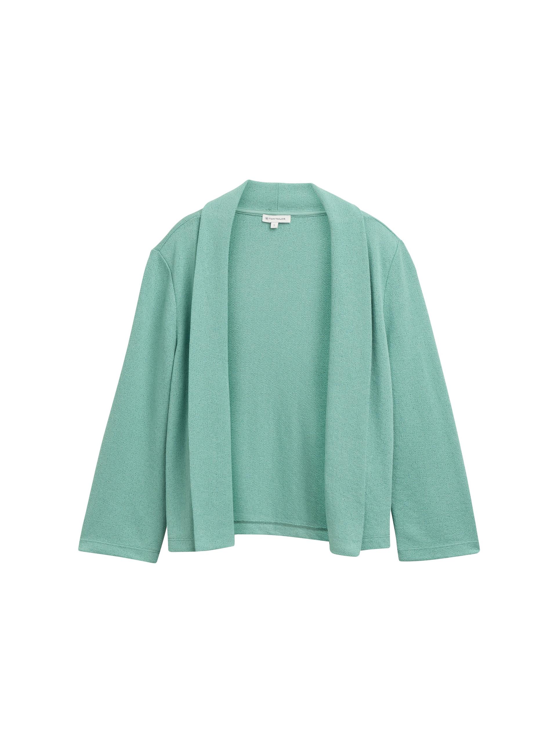 Cardigan mit Schalkragen XL Regular Fit - Faded Green