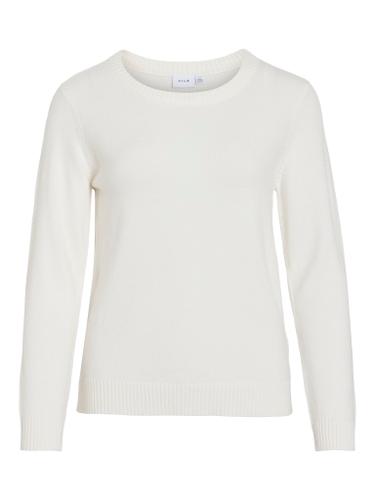VIRIL O-NECK L/S KNIT TOP - NOOS Weiß XS