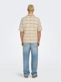 ONSBART RLX 5 SS SHIRT KNIT NOOS L Locker geschnitten - Silver Lining