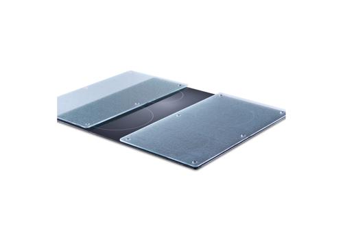 Schneide-/Abdeckplatte Glas 2er Set