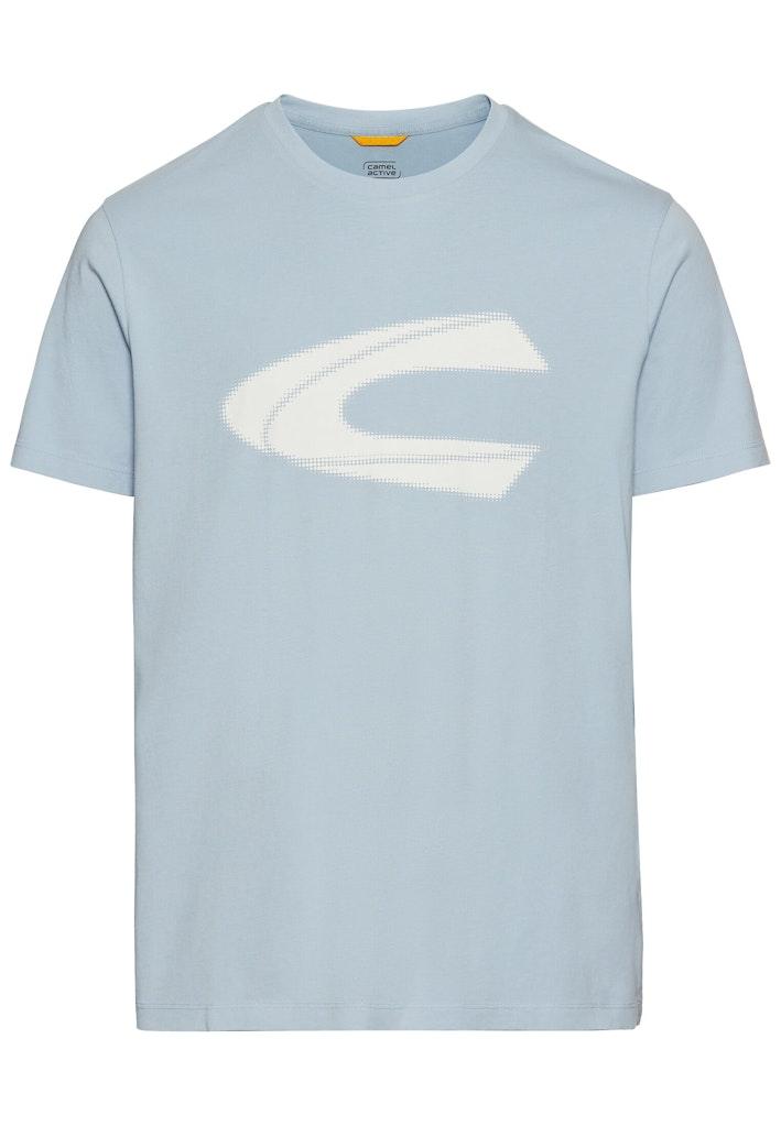 T-Shirt aus Organic Cotton Blau L