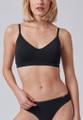 Skiny Damen Soft BH herausnehmbare Pads Cotton Essentials Schwarz 42