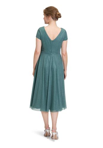 Cocktailkleid 44 Ausgestellt - Green/grey