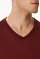 Langarmshirt V-Ausschnitt 52 - Burgund