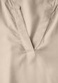 Bluse in Unifarbe 38 - Cotton Beige